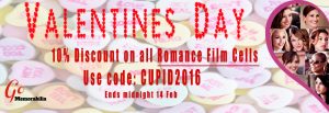 10% Promo Code CUPID2016 for Romance Film Cells