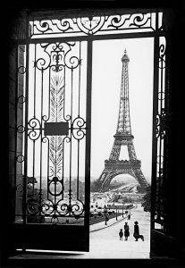 Paris - Eiffel Tower - white
