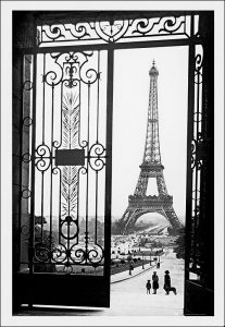 Paris - Eiffel Tower - white