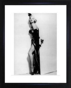 Marilyn Monroe framed photograph.