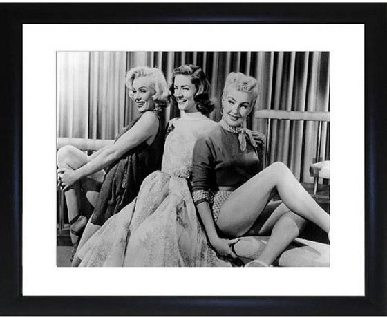 Marilyn Monroe, Betty Grable, Lauren Bacall