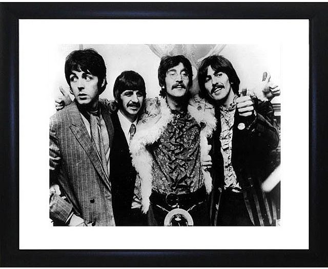 The Beatles framed photo
