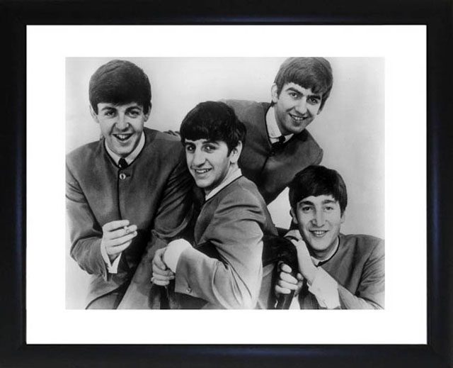 The Beatles framed photo