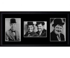 Laurel and Hardt framed photograph